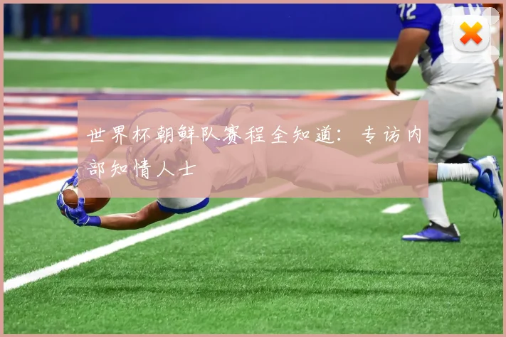 世界杯朝鲜队赛程全知道:专访内部知情人士