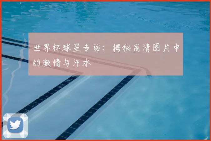 世界杯球星专访:揭秘高清图片中的激情与汗水